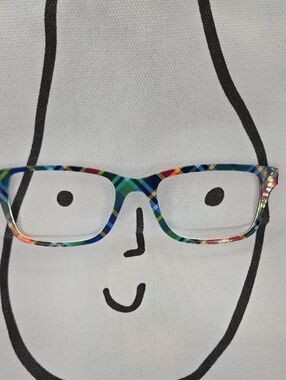 Colorful Plaid Magnetic Glasses Top